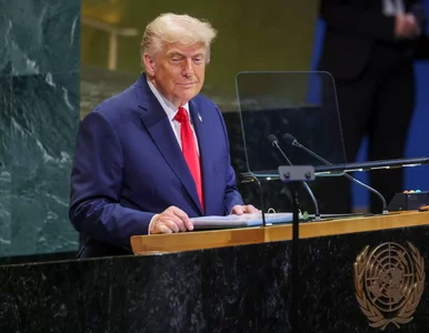 Miniatura: Wpadka podczas przemówienia Trumpa. Tak...