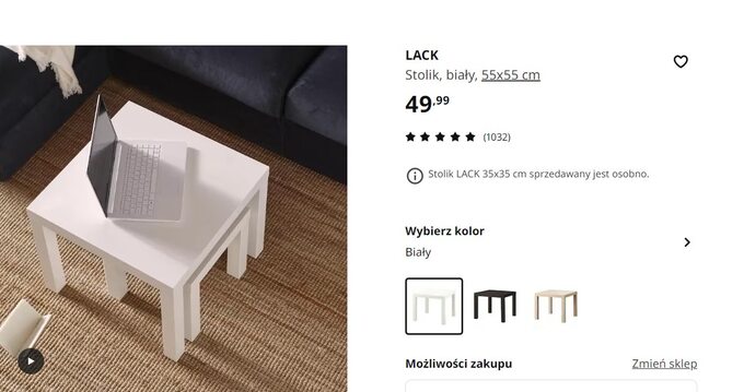 Stolik IKEA