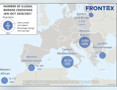 Miniatura: 160 tysięcy prób nielegalnego...