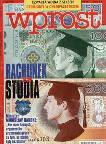 Okładka tygodnika Wprost nr 19/1999 (858)