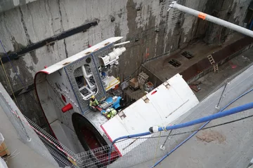 Świnoujście. Prace na budowie tunelu pod Świną 