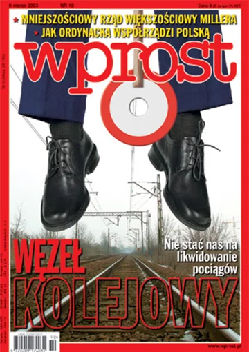 Okładka tygodnika Wprost nr 10/2003 (1058)