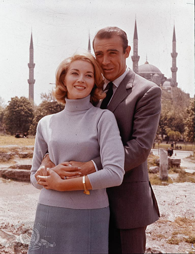 Sean Connery w filmie „Pozdrowienia z Rosji” (1963) 