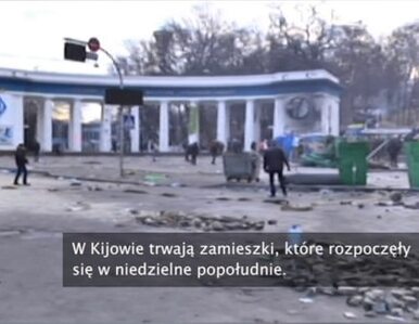 Miniatura: W Kijowie trwają zamieszki. Opozycja...
