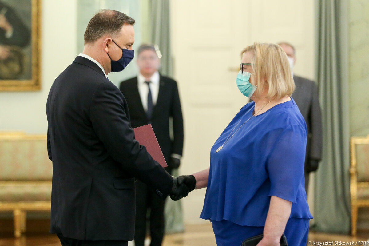 Prezydent Andrzej Duda powołał Małgorzatę Manowską na stanowisko Pierwszego Prezesa Sądu Najwyższego 