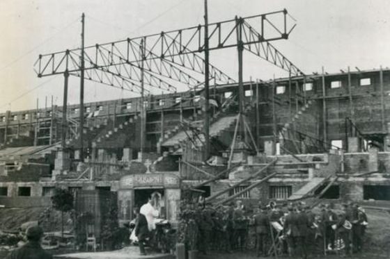 Poświęcenie stadionu. Październik 1929r., fot. CAW