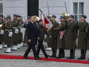 Karol Nawrocki i Wołodymyr Zełenski 