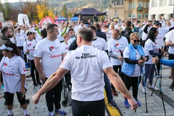 Prezydent Andrzej Duda na marszu „TAK dla transplantacji” 