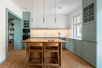 Mieszkanie w kamienicy na przedmieściach Pragi, projekt No Architects Linka, No Architects