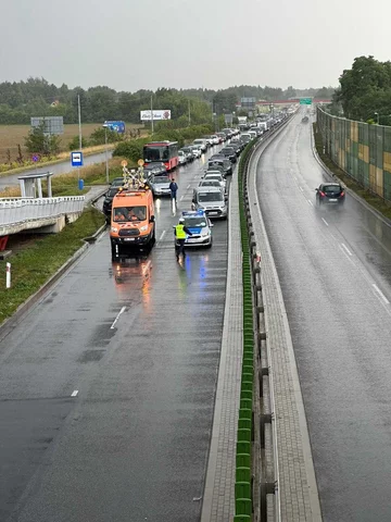 Wypadek koło Serocka 