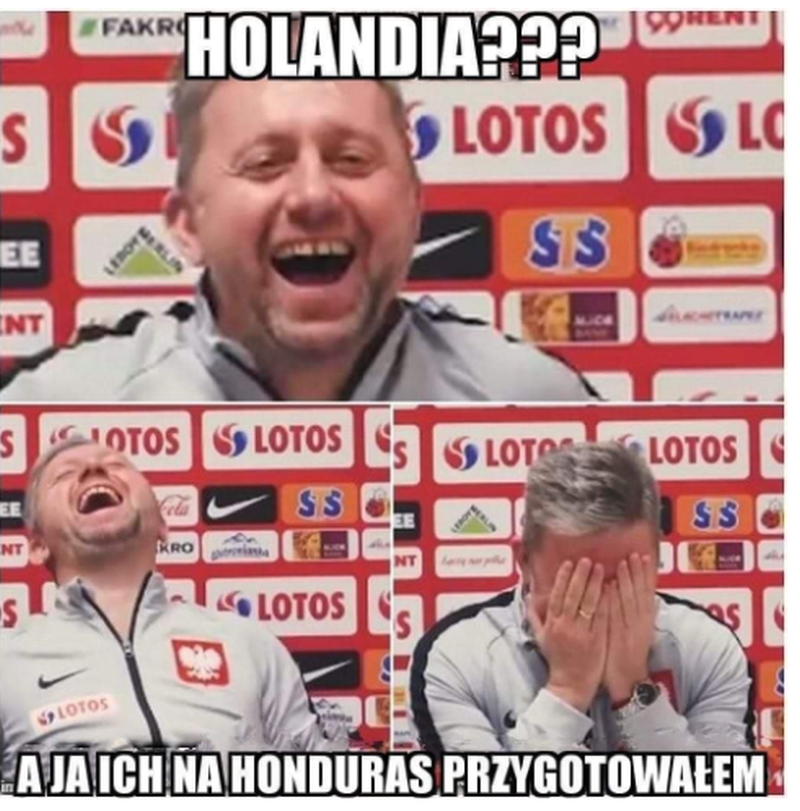 Mem po meczu Polska – Holandia 