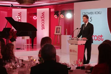 Michał M. Lisiecki. Gala Człowiek Roku 2015 tygodnika Wprost Michał M. Lisiecki. Gala Człowiek Roku 2015 tygodnika Wprost, hotel Marriott Warszawa, 1 grudnia 2015 r.