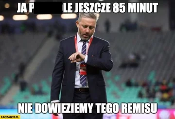 Mem z Jerzym Brzęczkiem 