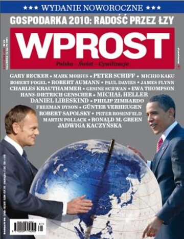 Okładka tygodnika Wprost nr 1/2/2009 (1357)