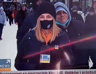 Miniatura: Intruz na antenie Polsat News. „Chciałem...