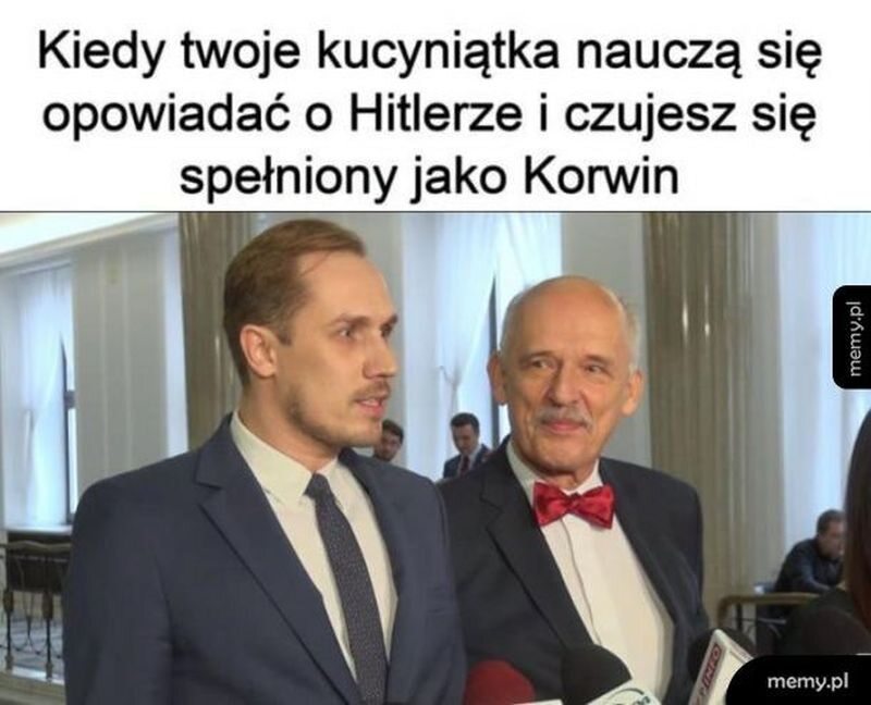 Mem z Januszem Korwin-Mikkem 