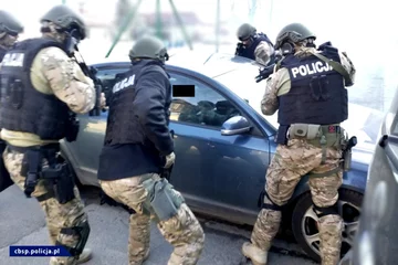 Zdjęcie z akcji CBŚP 