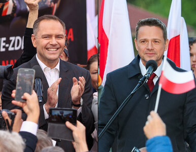 Miniatura: Nawrocki wyprzedził Trzaskowskiego w nowym...