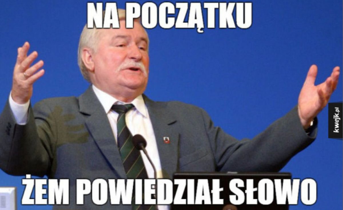 Memy z Lechem Wałęsą hitem internetu 