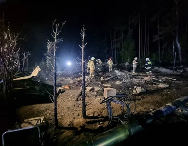 Miniatura: Pożar na polu kempingowym nad Jeziorakiem....