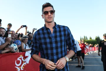 Polscy piłkarze dotarli do Arłamowa 