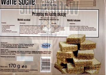 Wafle, których dotyczy ostrzeżenie 
