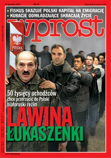 Okładka tygodnika Wprost nr 50/2002 (1046)