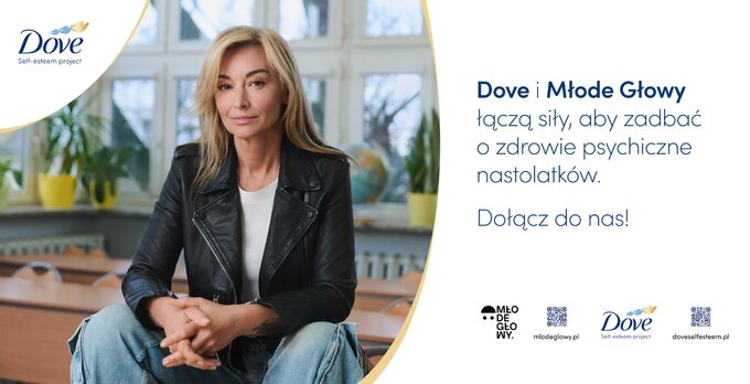 Martyna Wojciechowska/ projekt Dove i Młode Głowy