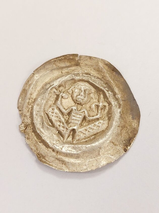 Średniowieczne monety spod Wałbrzycha Dzięki pomocy psa Kajtusia, w okolicach Wałbrzycha na Dolnym Śląsku, odnaleziono średniowieczne monety.