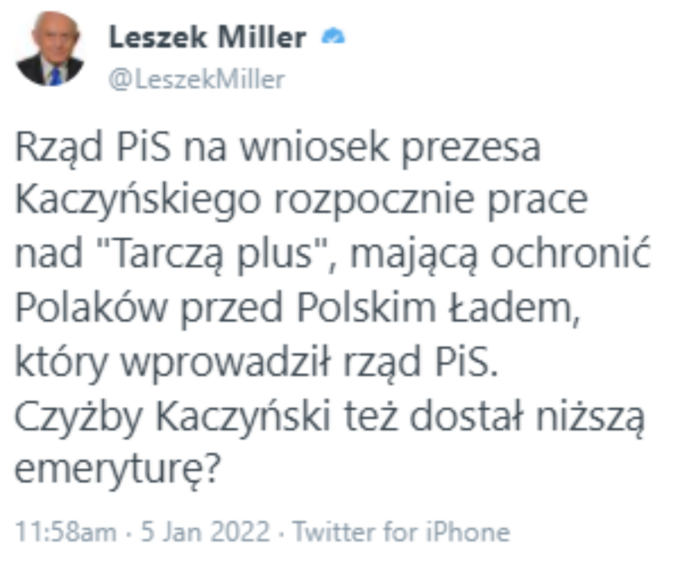 Wpis Leszka Millera