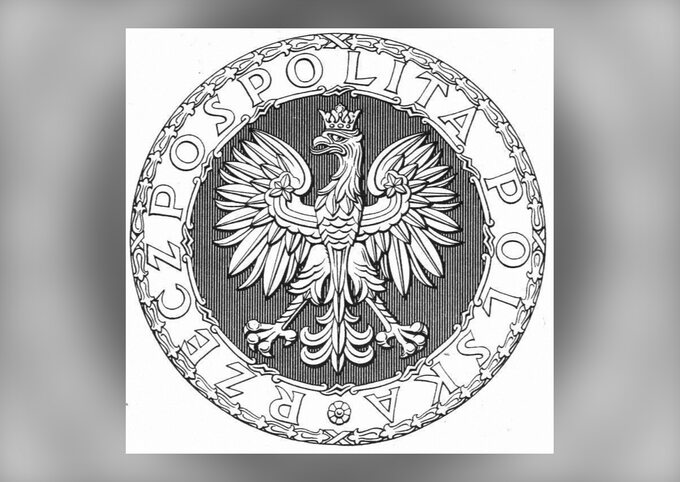 Oficjalny wzór pieczęci państwowej Rzeczypospolitej Polskiej z 1927 roku