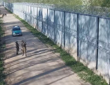 Miniatura: Skandal przy granicy polsko-białoruskiej....
