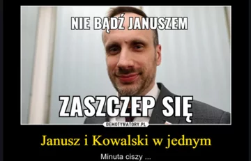 Internauci nie zapomnieli, że Janusz Kowalski był sceptyczny wobec szczepień przeciwko COVID-19 
