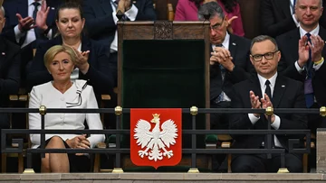 Agata Kornhauser-Duda i Andrzej Duda 