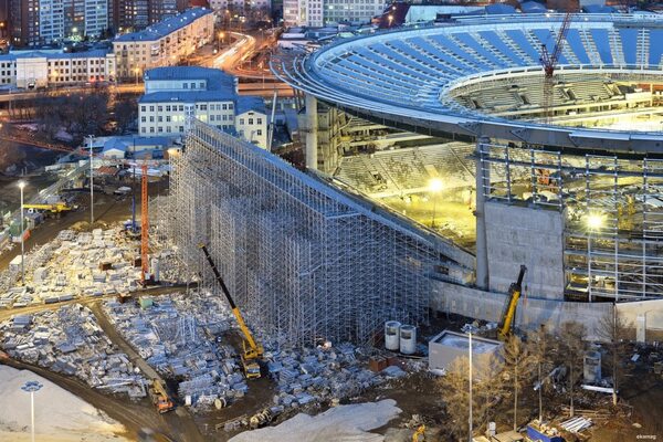 Miniatura: Zmodernizowany stadion w Jekaterynburgu