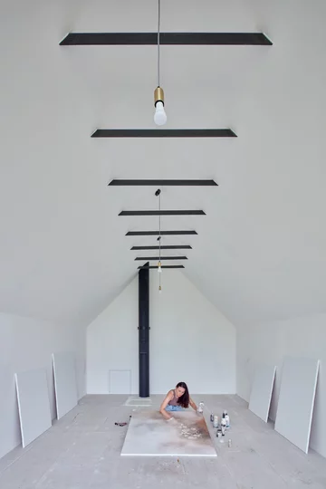 Nowoczesna stodoła – pomysł na rodzinny dom Linka, stodoła, fotograf