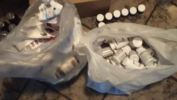 Przeszukanie w mieszkaniu Tomasza D. 