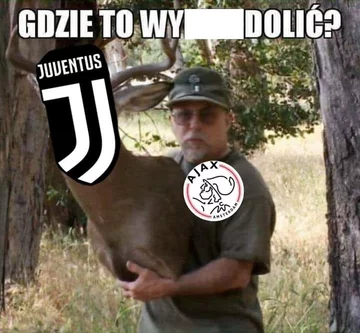 Mem po meczu Juventus Turyn - Ajax Amsterdam 