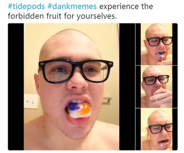 Ten internauta postanowił wypróbować smak "zakazanego owocu" 