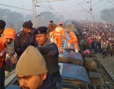 Miniatura: Katastrofa kolejowa w Indiach. Zabici i ranni