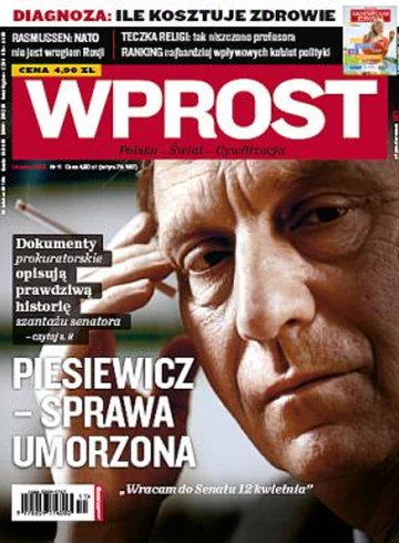 Okładka tygodnika Wprost nr 11/2010 (1415)