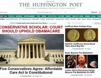 "Huffington Post" z pierwszym w historii Pulitzerem