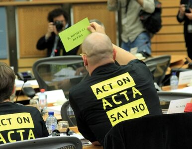 Miniatura: ACTA w Brukseli - Parlament Europejski...