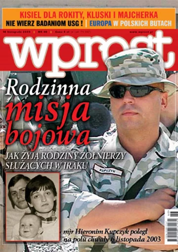 Okładka tygodnika Wprost nr 46/2003 (1094)