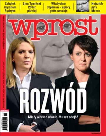 Okładka tygodnika Wprost nr 46/2010 (1449)