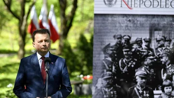 Fotografia z ogłoszenia projektu Ławka Niepodległości 