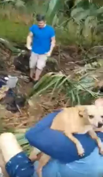 Poszukiwania psa trwały kilka dni. Tak przywitał właściciela 