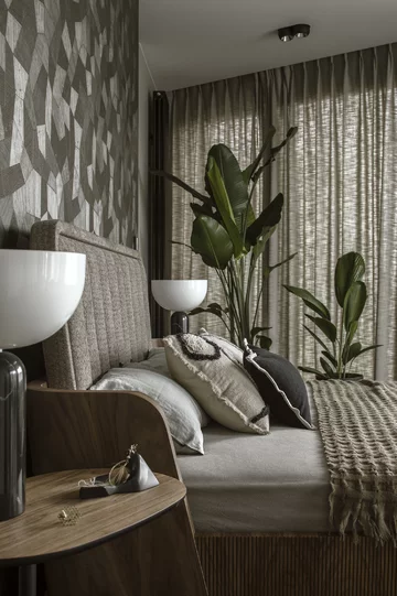 Ciepłe wnętrze zaprojektowane przez Poco Design 