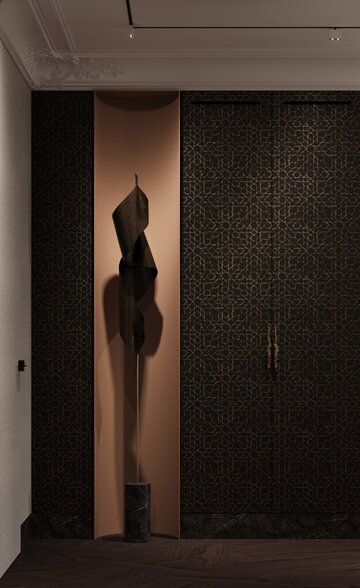 Apartament z widokiem na park, projekt Modeko Studio 