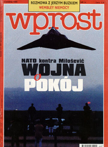 Okładka tygodnika Wprost nr 14/1999 (853)